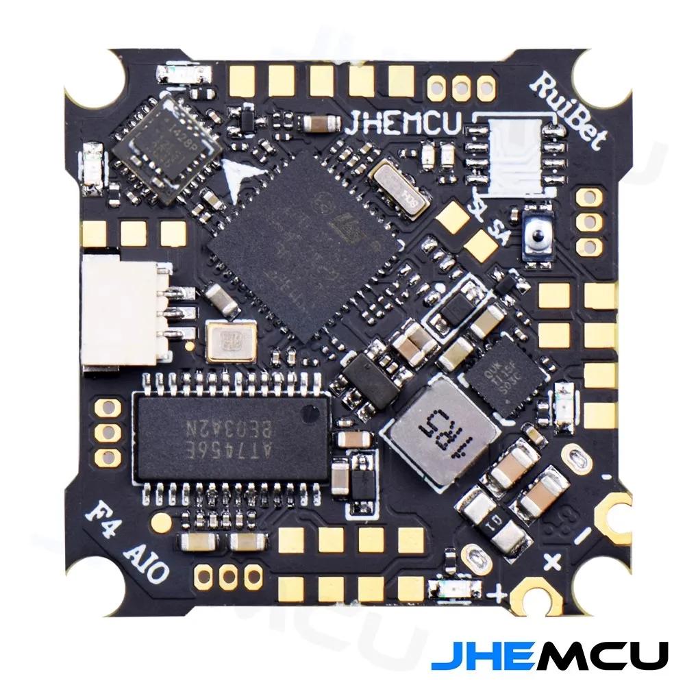 JHEMCU Ruibet F4AIO F411  Ʈѷ BLHELIS 12A 4in1 ESC 1-2S 25.5x25.5mm, RC FPV Ÿ Ÿ̴ ó п